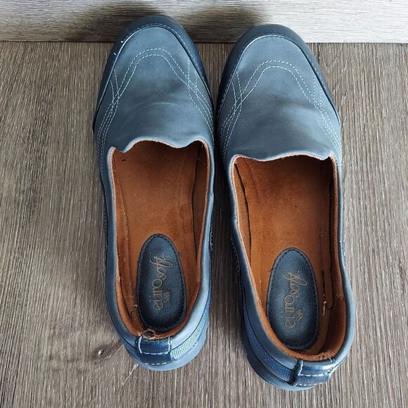 Eurosoft by Sofft navy loafer vegan leather size 8 - Picture 6 of 10